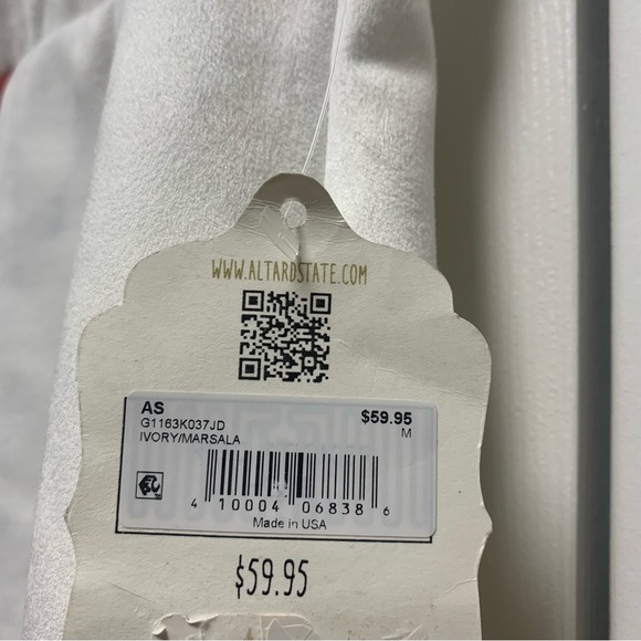 Altar’d State Two Toned Faux Suede Mini Skirt Size Medium - Picture 5 of 5